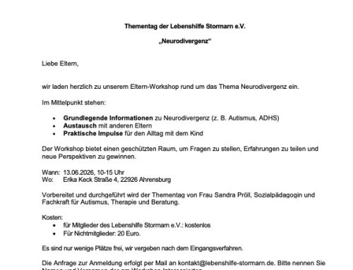 Einladung Thementag „Neurodivergenz“