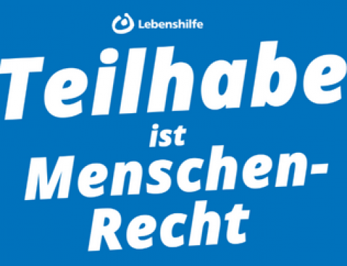 Teilhabe ist Menschenrecht